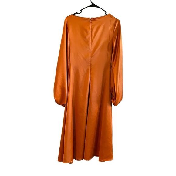 STAUB Sofia Maxi Dress Orange size 4 - Picture 4 of 12